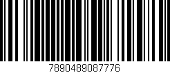 Código de barras (EAN, GTIN, SKU, ISBN): '7890489087776'