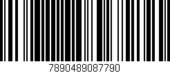 Código de barras (EAN, GTIN, SKU, ISBN): '7890489087790'
