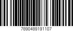 Código de barras (EAN, GTIN, SKU, ISBN): '7890489191107'