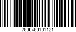 Código de barras (EAN, GTIN, SKU, ISBN): '7890489191121'