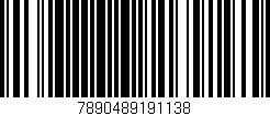 Código de barras (EAN, GTIN, SKU, ISBN): '7890489191138'