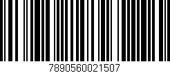 Código de barras (EAN, GTIN, SKU, ISBN): '7890560021507'