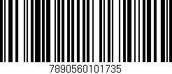 Código de barras (EAN, GTIN, SKU, ISBN): '7890560101735'