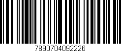 Código de barras (EAN, GTIN, SKU, ISBN): '7890704092226'