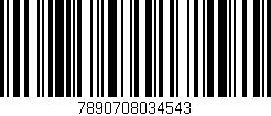 Código de barras (EAN, GTIN, SKU, ISBN): '7890708034543'