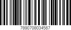 Código de barras (EAN, GTIN, SKU, ISBN): '7890708034567'