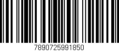 Código de barras (EAN, GTIN, SKU, ISBN): '7890725991850'