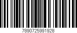 Código de barras (EAN, GTIN, SKU, ISBN): '7890725991928'