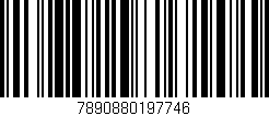 Código de barras (EAN, GTIN, SKU, ISBN): '7890880197746'