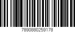 Código de barras (EAN, GTIN, SKU, ISBN): '7890880259178'