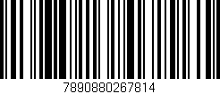 Código de barras (EAN, GTIN, SKU, ISBN): '7890880267814'