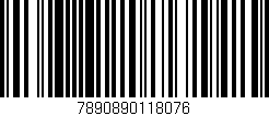 Código de barras (EAN, GTIN, SKU, ISBN): '7890890118076'
