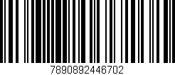 Código de barras (EAN, GTIN, SKU, ISBN): '7890892446702'
