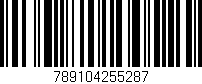 Código de barras (EAN, GTIN, SKU, ISBN): '789104255287'