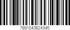 Código de barras (EAN, GTIN, SKU, ISBN): '7891043624345'