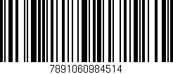 Código de barras (EAN, GTIN, SKU, ISBN): '7891060984514'