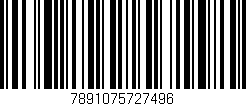 Código de barras (EAN, GTIN, SKU, ISBN): '7891075727496'