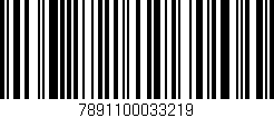 Código de barras (EAN, GTIN, SKU, ISBN): '7891100033219'