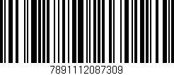 Código de barras (EAN, GTIN, SKU, ISBN): '7891112087309'