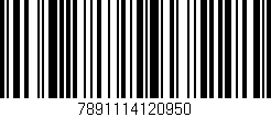 Código de barras (EAN, GTIN, SKU, ISBN): '7891114120950'