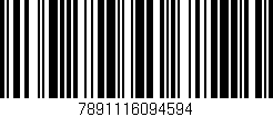 Código de barras (EAN, GTIN, SKU, ISBN): '7891116094594'