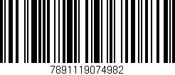 Código de barras (EAN, GTIN, SKU, ISBN): '7891119074982'