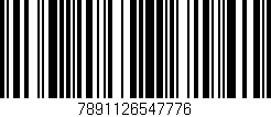 Código de barras (EAN, GTIN, SKU, ISBN): '7891126547776'