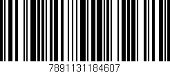 Código de barras (EAN, GTIN, SKU, ISBN): '7891131184607'