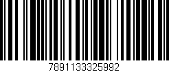 Código de barras (EAN, GTIN, SKU, ISBN): '7891133325992'