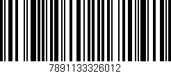 Código de barras (EAN, GTIN, SKU, ISBN): '7891133326012'