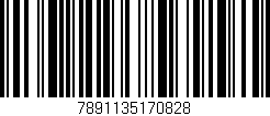 Código de barras (EAN, GTIN, SKU, ISBN): '7891135170828'