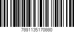 Código de barras (EAN, GTIN, SKU, ISBN): '7891135170880'