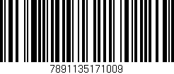 Código de barras (EAN, GTIN, SKU, ISBN): '7891135171009'