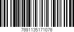 Código de barras (EAN, GTIN, SKU, ISBN): '7891135171078'