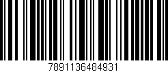 Código de barras (EAN, GTIN, SKU, ISBN): '7891136484931'