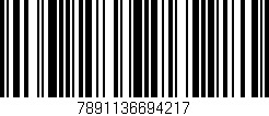 Código de barras (EAN, GTIN, SKU, ISBN): '7891136694217'