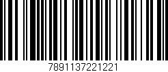 Código de barras (EAN, GTIN, SKU, ISBN): '7891137221221'