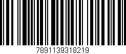 Código de barras (EAN, GTIN, SKU, ISBN): '7891139318219'