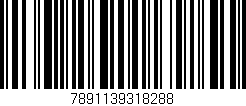 Código de barras (EAN, GTIN, SKU, ISBN): '7891139318288'