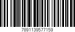 Código de barras (EAN, GTIN, SKU, ISBN): '7891139577159'