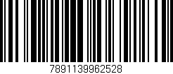 Código de barras (EAN, GTIN, SKU, ISBN): '7891139962528'