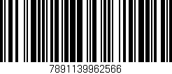 Código de barras (EAN, GTIN, SKU, ISBN): '7891139962566'