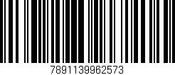 Código de barras (EAN, GTIN, SKU, ISBN): '7891139962573'