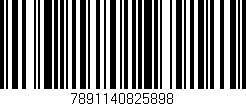 Código de barras (EAN, GTIN, SKU, ISBN): '7891140825898'
