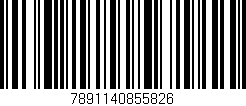 Código de barras (EAN, GTIN, SKU, ISBN): '7891140855826'