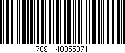 Código de barras (EAN, GTIN, SKU, ISBN): '7891140855871'