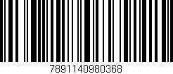 Código de barras (EAN, GTIN, SKU, ISBN): '7891140980368'