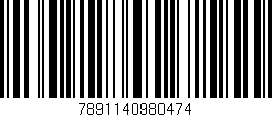 Código de barras (EAN, GTIN, SKU, ISBN): '7891140980474'
