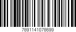 Código de barras (EAN, GTIN, SKU, ISBN): '7891141078699'