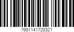Código de barras (EAN, GTIN, SKU, ISBN): '7891141720321'